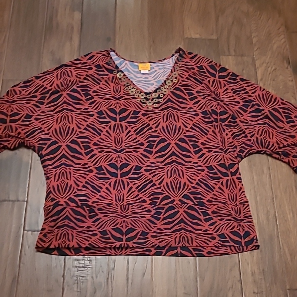 Ruby Rd women's blouse with dolman sleeves size 3X